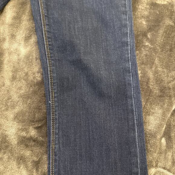 Express Jeans Women's Skinny Mid Rise Stretch Denim Blue Dark Wash Size 2S - Picture 5 of 16
